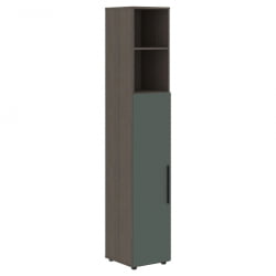 Шкаф-колонка с глухой средней дверью (левый) VELION VHCS 40.6 L Нефрит Дуб Сильвер