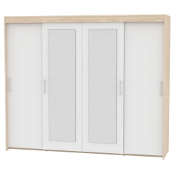 Шкаф-купе Т-5-198х235х45-М(ДСС-Белый-8) / T-5-198х235х45-M(ДСС-Белый-8)