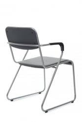 Кресло Nix Plus RCH OMKL-03 Серый/Металл окрашенный Хром