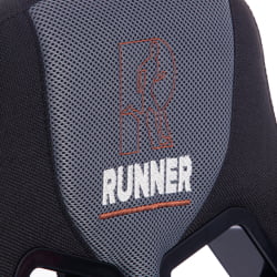 Кресло RUNNER ткань, черный/серый, 2603/ 12/ 14