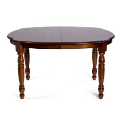 Стол обеденный раскладной VAN HORN 4272 дерево гевея, 1067 x1372+457(1829) x749мм, HN GLAZE light