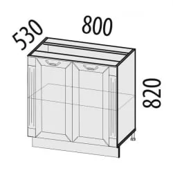 Стол кухонный с колоннами Оливия 72.62