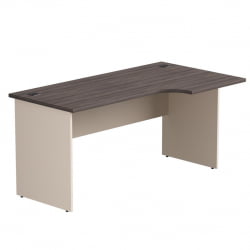 Стол эргономичный с опорами ЛДСП Everprof EVO 254S114 (правый) Дуб Пасадена Кашемир