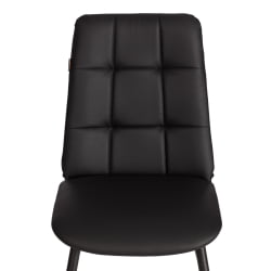 Стул обеденный Asti TREND, экокожа, черная, 47х54х86 см