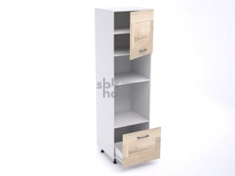 Пенал П-1, Дублин (600*570*2166) Дуб галифакс белый, 21669 