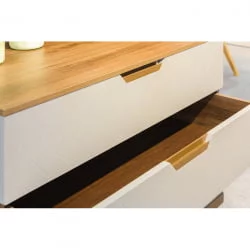 Комод Сканди с 3 ящиками Бежевый