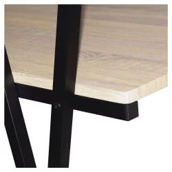 Стол на металлокаркасе BRABIX LOFT CD-004 Дуб натуральный