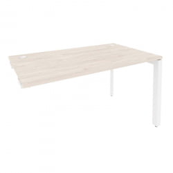 Стол-приставка на П-образном м/к к опорным элементам ONIX O.MP-SPR-3.8 Денвер Светлый/Белый