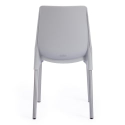 Стул для балкона GENIUS (mod 75) металл/пластик, 46x56x84cм, серый/ножки хром