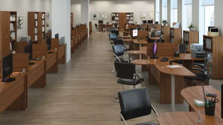 Стол эргономичный правый TRD29625303 Орех