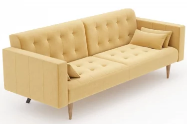 Диван трёхместный Нейт ЛД 308.010.000 Горчичный