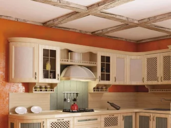 Шкаф кухонный окончание 350 радиусный высокий с карнизом Кантри ЛД 235.531.000 Сономе эйч светлая