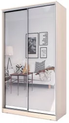 Шкаф-купе эконом Хит-23-14-55 Дуб млечный