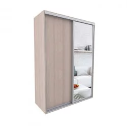 Шкаф-купе в гостиную комнату Акцент-Сим ДЗ 1600х600  Ясень шимо светлый