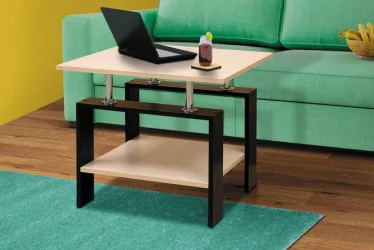 Журнальный стол журнальный №6 Ясень шимо светлый/Ясень шимо темный