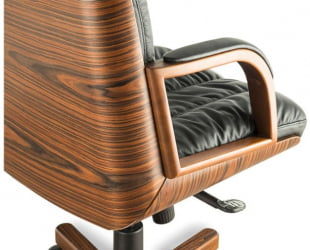 Кресло с высокой спинкой Бонн D100 Черное 107