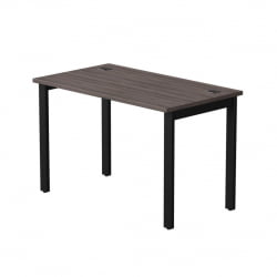 Стол прямой на металлокаркасе, опоры 90 гр Everprof EVO 254S006 Дуб Пасадена Черный