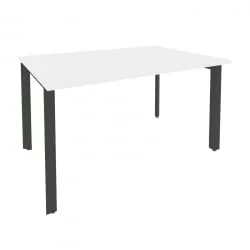 Стол переговорный (1 столешница) ONIX O.MP-PRG-1.3 Белый Бриллиант/Антрацит