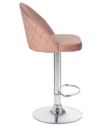 Стул барный ДОБРИН МИЛАНА (пудрово-розовый велюр (МДЖ9-32)) 2 шт / DOBRIN MILANA (MJ9-32))