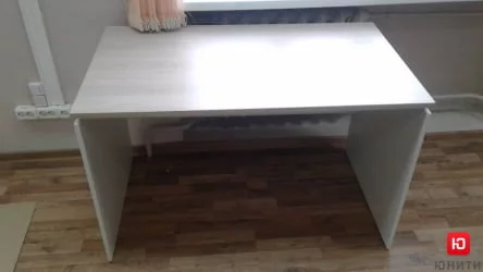 Стол прямой Deka ЛДСП каркас 75.07.12 Дуб Сантана светлый/Белый