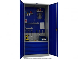 Шкаф инструментальный TC-1995-041030 Серо-синий