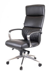 Кресло для руководителя Everprof President Экожа Черный