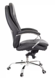 Кресло для руководителя Everprof Valencia M Экокожа Черный