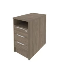 Тумба приставная Metal System Б.ТП-1 Вяз/Серый