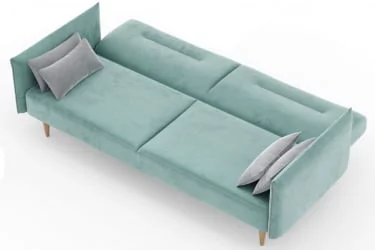 Диван трёхместный Протей ЛД 309.010.000 Зеленый Светло-серый