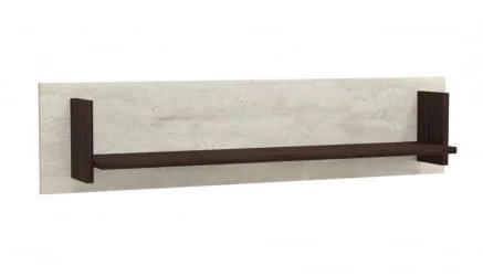 Полка в гостиную Лючия 33.16 Бетон пайн белый Венге