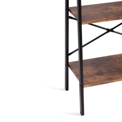 Стеллаж офисный WS-02 burnt