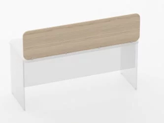 Экран разделительный прямой Glassy 5.14.16 Бук светлый