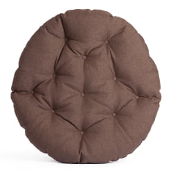 Кресло CLOUDE HOME рогожка/металл, 97х98х90-96см, коричневый, 3М7-147