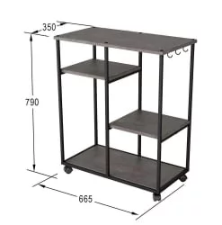 Консоль Вэстри Серый бетон
