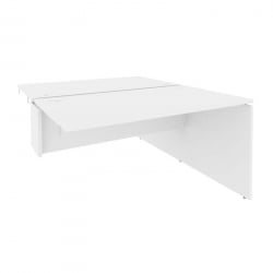 Стол-приставка двойной к опорным элементам ОНИКС О.Д.СПР-3.8 Белый Бриллиант / ONIX O.D.SPR-3.8