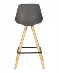 Стул полубарный DOBRIN RONNI Темно-серый GR-04