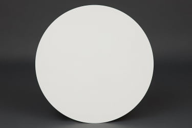 Стол обеденный BOSCO (Боско) основание бук, столешница мдф, D900, Белый + Коричневый