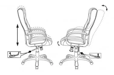 Кресло игровое Zombie 9 Blue