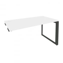 Стол-приставка на О-образном м/к к опорным элементам ONIX O.MO-SPR-3.7 Белый Бриллиант/Антрацит
