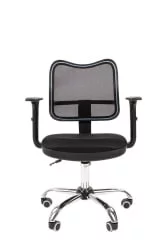 Офисное кресло для оператора CHAIRMAN 450 Chrome New Черный