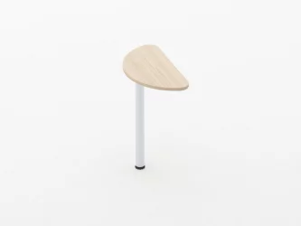 Приставка-полукруг Glassy 2.14 Бук светлый