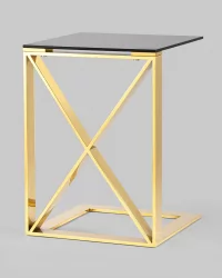 Журнальный стол КРОСС 40x40 Золото