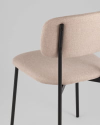 Стул Майло рогожка бежевый