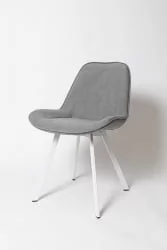 Стул для гостиной К 21 white Серый (RS26\б)