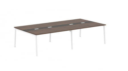 Переговорный стол EDIS ELCT 3116 Дуб Денвер темный Мокко Белый