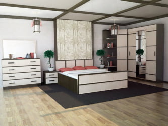 Двуспальная кровать я ящиком Сакура 1,6 м