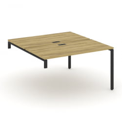 Двойной стол-надставка на опорную тумбу CОНCЕПТ CН.ДСН-003 Кобо Черный / CONCEPT CN.DSN-003