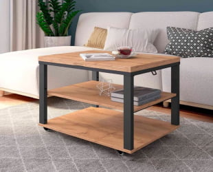 Журнально-обеденный стол Агат 35 Дуб Вотан