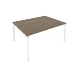 Переговорный стол (1 столешница) Metal System Б.ПРГ-1.4 Вяз/Белый