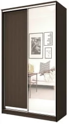 Черный шкаф-купе Хит-23-12-15 Аруба Венге